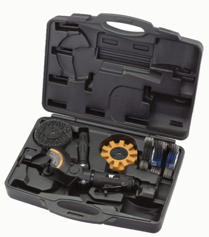 Druckluft Bürstenschleifer SET